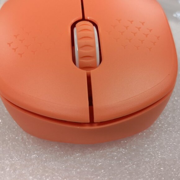 Seenda Wireless Mouse 2.4G/Noiseless Mouse w USB Receiver Portable Coral Orange - Picture 6 of 9